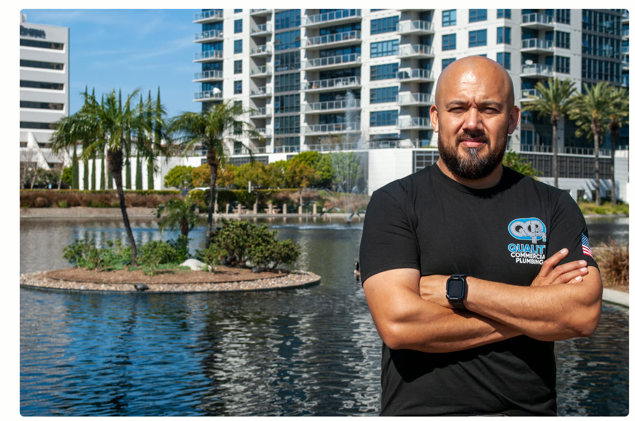Jose Jimenez, owner of Quality Commercial Plumbing